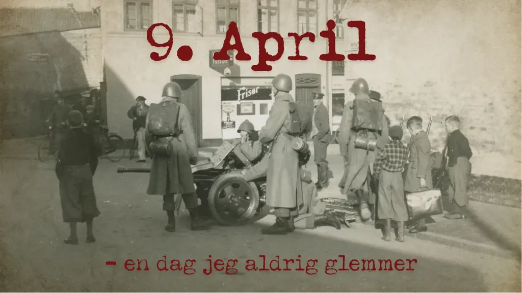 Plakat for podwalken 9. april – en dag jeg aldrig glemmer